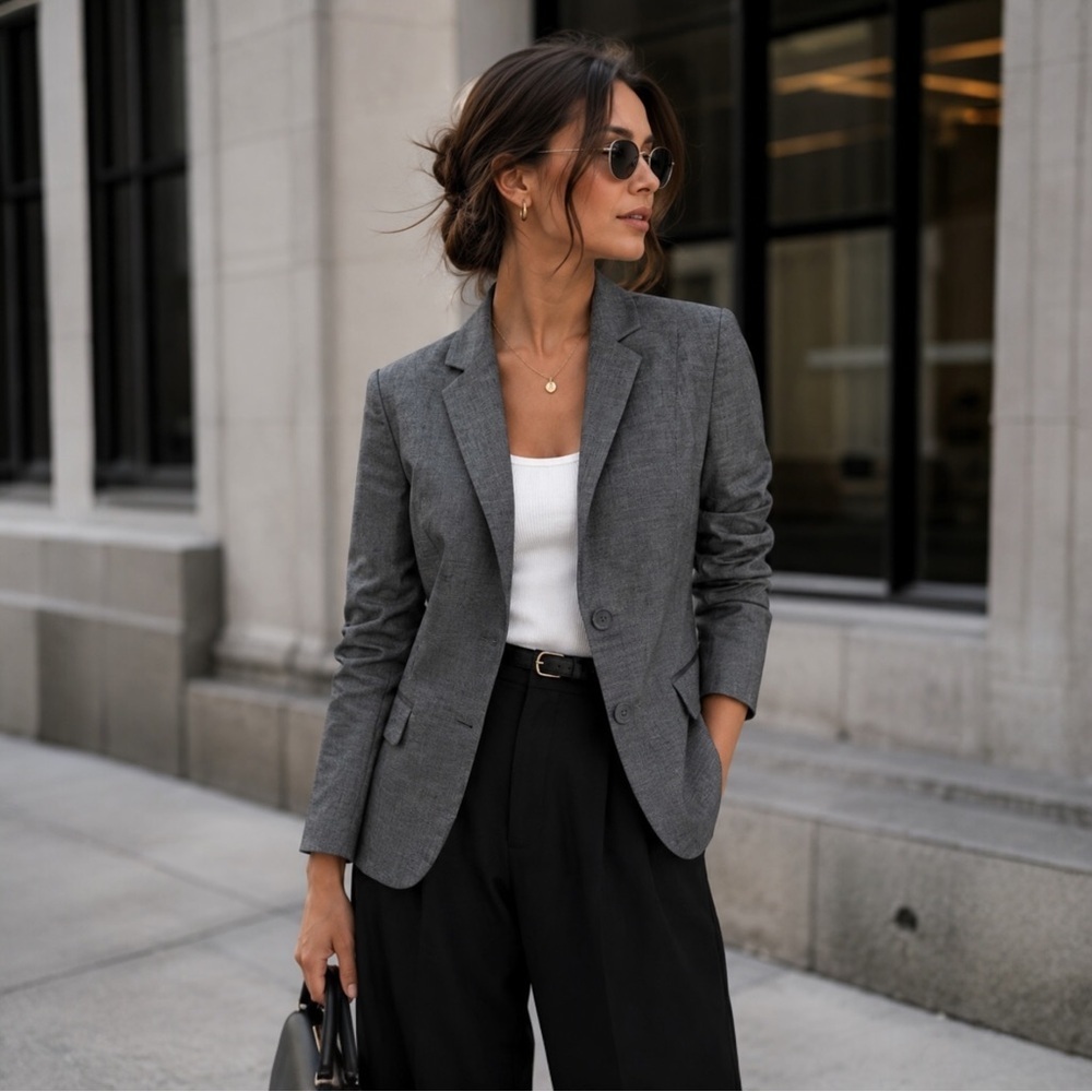 New York & Company gray blazer. Size 0.